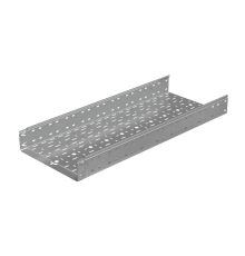 Лоток перф. 100х400х1,0 L6000 мм "Быстрый монтаж ПЛЮС" HD  LPplus100-400-1.0-6000 HD  КМ - профиль