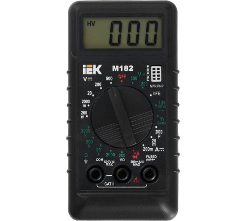Мультиметр цифровой Compact M182   TMD-1S-182  IEK