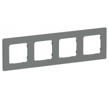 FLITE Classic Рамка 4-ая РУ-4-К-ФлМА мокрый асфальт  FI-M42-32-20-K80  IEK