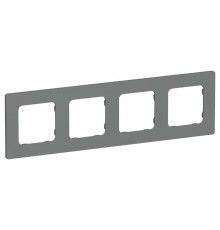 FLITE Classic Рамка 4-ая РУ-4-К-ФлМА мокрый асфальт  FI-M42-32-20-K80  IEK