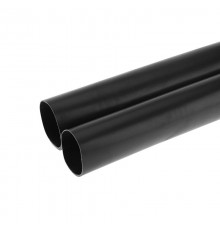 Термоусадочная трубка клеевая 70,0/12,0 мм, (6:1) черная, упаковка 2 шт. по 1 м  23-0070  REXANT
