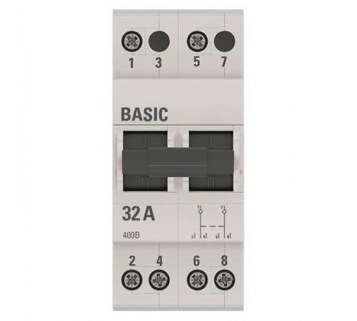 Трехпозиционный переключатель 2P 32А EKF Basic  tps-2-32  EKF