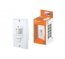 Датчик движения ДДВ-02 1200Вт, 5-480с, 9м, 10Лк, 140гр, IP20,  SQ0324-0012  TDM