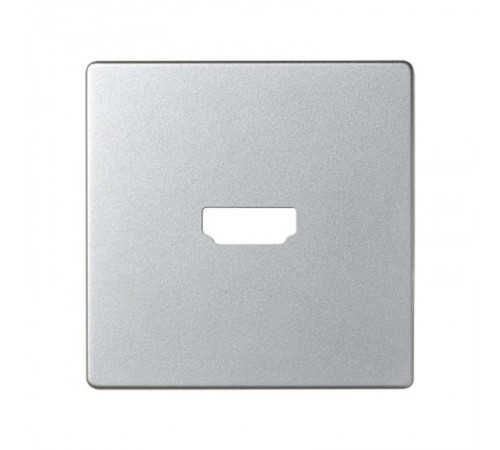 Simon 82 Накладка для коннектора HDMI v 1.4, "мама", S82, S82N, алюминий  8201094-033  Simon