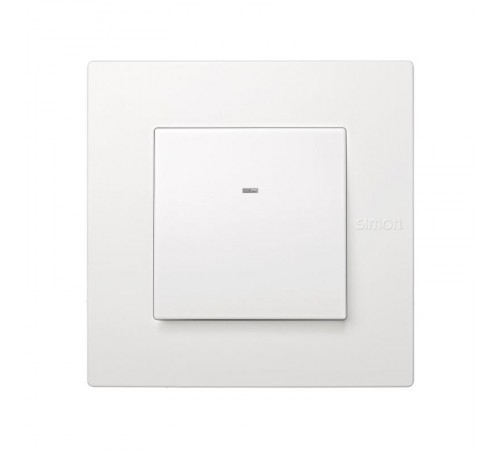 Клавиша для выключателя с подсветкой IK07 белого цвета S27 Scudo  2705011-030  Simon