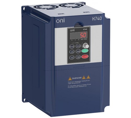 ПЧ K740 380В 3Ф 0,75кВт 2,3А тор. энк.  K740-33-0075GTM  ONI