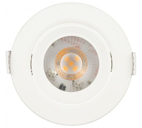 Светильник светодиодный встраиваемый KL LED 22A-5 3K WH LED круглый поворотн. LED SMD 5W 3000K белый  Б0037036  ЭРА