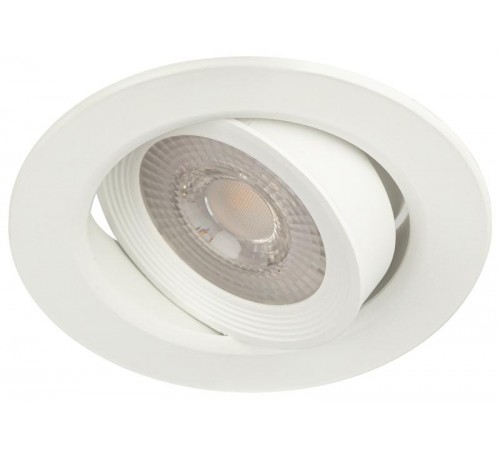 Светильник светодиодный встраиваемый KL LED 22A-5 3K WH LED круглый поворотн. LED SMD 5W 3000K белый  Б0037036  ЭРА