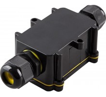 Водонепроницаемая cоединительная коробка LD522, 450V, 125x55x36, черный  32245  Feron