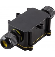 Водонепроницаемая cоединительная коробка LD522, 450V, 125x55x36, черный  32245  Feron