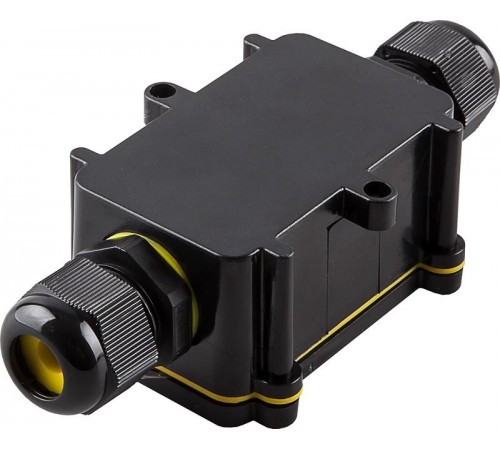 Водонепроницаемая cоединительная коробка LD522, 450V, 125x55x36, черный  32245  Feron