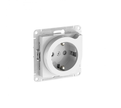 AtlasDesign Белый Розетка с заземлением со шторками с выталкивателем,16А,механизм, быстрозажимные клеммы  ATN000147S  SE