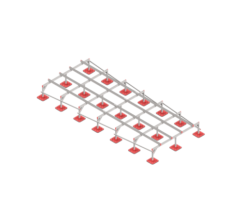 Опорная конструкция для установки оборудования TECHNORAPTOR FOOT 2500х6000  KM-TR-F-SSEI-2500-6000  КМ - профиль