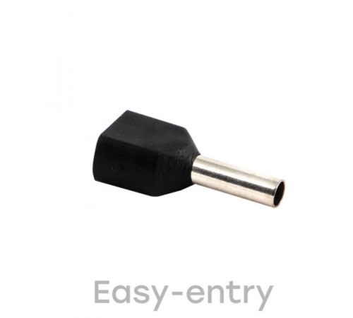 Наконечник штыревой втулочный изолированный НШвИ(2) 1,5-8 (50шт.) EKF PROxima  nhvi2-1.5-8  EKF