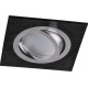 Светильник точечный встраиваемый под лампу DL2801 MR16 50W G5.3 "квадрат", черный  32638  FERON