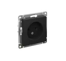 AtlasDesign Карбон Розетка без заземления, 16А, механизм  ATN001041  SE