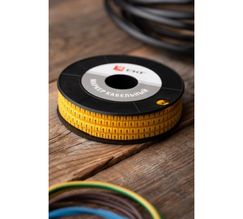 Маркер-кабельный 2,5кв.мм "1" (1000шт.) (ЕС-1) EKF PROxima  plc-KM-2.5-1  EKF