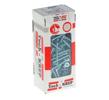 Саморезы универсальные 40х5,0 мм (200 шт) оцинкованные - коробка с окном ( 0,69 кг)  102199  Tech-KREP