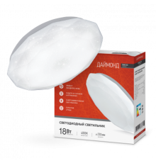 Светильник светодиодный серии DECO 18Вт 230В 4000К 1170лм 230х55мм ДАЙМОНД  4690612033631  IN HOME