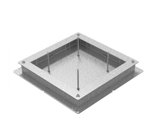 Напольная коробка 450х450х48, Сендзимир цинк, 085850  НК-450х450х48-СЦ   Ostec