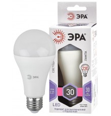 Лампа светодиодная LED A65-30W-860-E27 (диод, груша, 30Вт, холодный, E27) (10/100/1200)  Б0048017  ЭРА