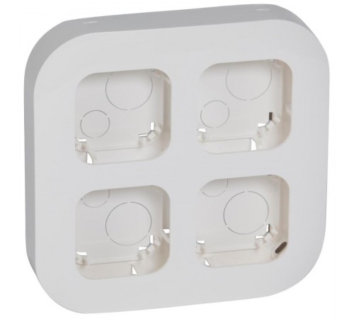 Quteo Белый Рамка 4-ая накл.монтажа  782294  Legrand