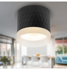 Светильник настенно-потолочный спот OL37 BK под GX53 IP20 черный  Б0056384  ЭРА