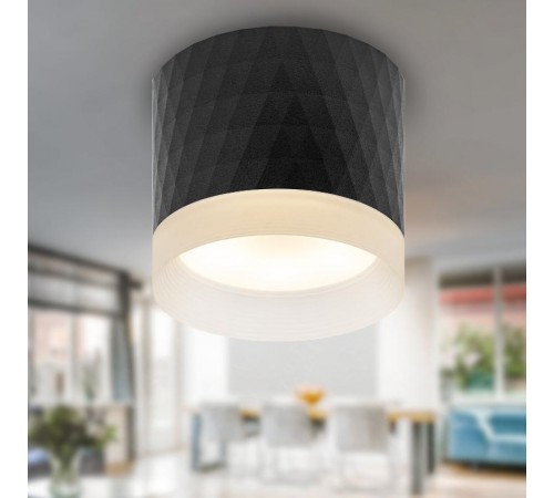 Светильник настенно-потолочный спот OL37 BK под GX53 IP20 черный  Б0056384  ЭРА