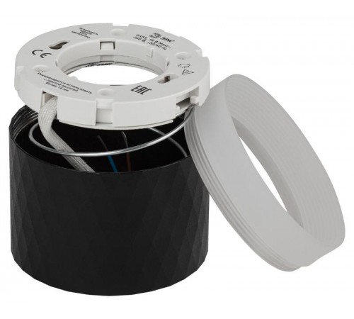 Светильник настенно-потолочный спот OL37 BK под GX53 IP20 черный  Б0056384  ЭРА