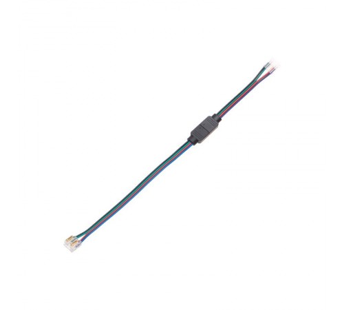 Коннектор с джеком для подключения к контроллеру светодиодной ленты RGB COB 10мм  148-109  REXANT