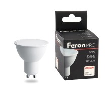Лампа светодиодная, (10W) 230V GU10 2700K MR16, LB-1610  38161  FERON