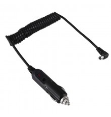 Автозарядка с индикатором (разъем 2.5х5.5) (АЗУ) шнур спираль 1.5 м  16-0234  REXANT