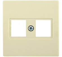 НK45-2-БК Накладка 2-ая комп. RJ45 Cat5e BOLERO кремовый  ENB12-R-K33  IEK