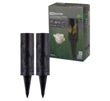 Набор светильников СС "Колосок" на солнечных батареях, сталь, 6х27 cм, 2 шт,  SQ0330-0109  TDM