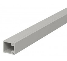 Мини-канал WDK с крышкой 15x15x2000 мм (высота борта 15 мм, крышка 15 мм) ПВХ коричневый  6024971  OBO Bettermann