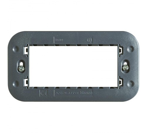 Axolute Суппорт для рамки на 4 модуля, фиксация на винтах  H4704  Legrand