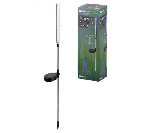 Набор светильников "Камыш" на солнечных батареях, RGB, оргстекло, 1,8х70 cм, 2 шт,  SQ0330-0106  TDM