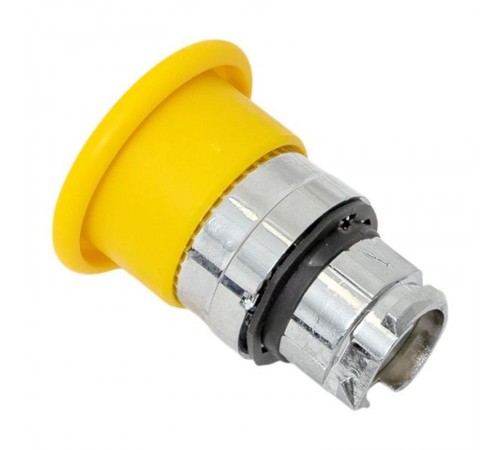 Механизм исполнительный кнопки XB4 "Грибок" желтый возвратный без фиксации без подсветки IP65  XB4BC-Y-65  EKF
