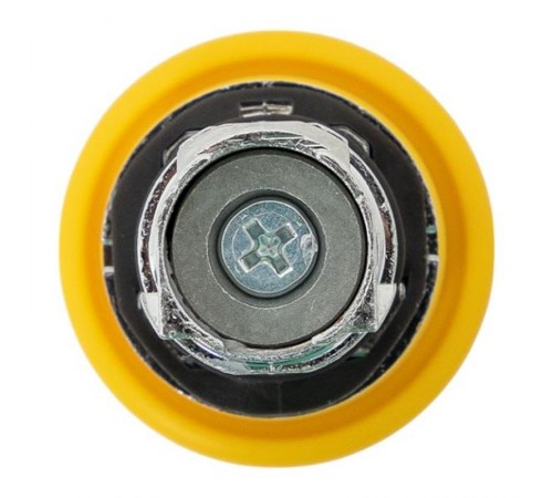 Механизм исполнительный кнопки XB4 "Грибок" желтый возвратный без фиксации без подсветки IP65  XB4BC-Y-65  EKF