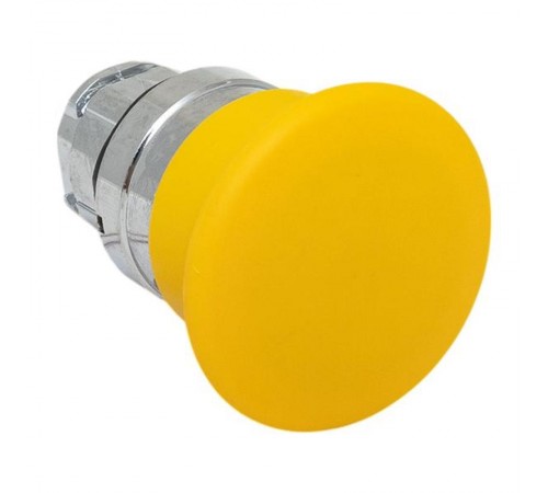 Механизм исполнительный кнопки XB4 "Грибок" желтый возвратный без фиксации без подсветки IP65  XB4BC-Y-65  EKF