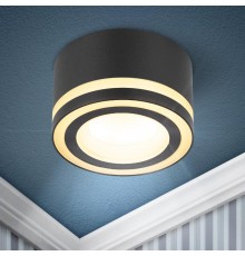 Светильник встраиваемый под лампу GX53  DK113 BK черный  Б0059788  ЭРА