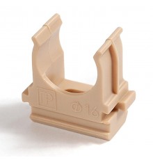 Крепёж-клипса для труб АБС-пластик сосна д16 (100шт/2000шт уп/кор)  PR13.0048  Промрукав