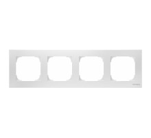 Рамка 4-постовая, базовая, серия SKY, цвет альпийский белый2CLA857410A1101 ABB