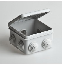 Коробка распределительная для о/п, 80х80х50мм (откид.крышка)  67040М  Рувинил