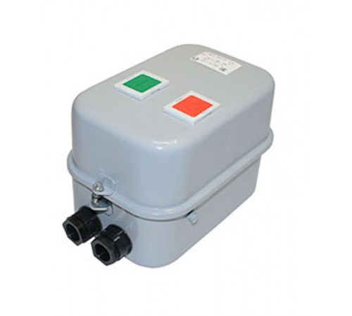 ПМ12-025120 У2 В, 220В/50Гц, 1з, 25А, нереверсивный, в корпусе IP54, с кнопками ПУСК и СТОП, пускатель электромагнитный  ET000223  Электротехник