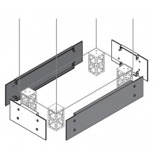Фланец цоколя 200х1000мм ВхШ, 2 шт.  ZN1002  ABB