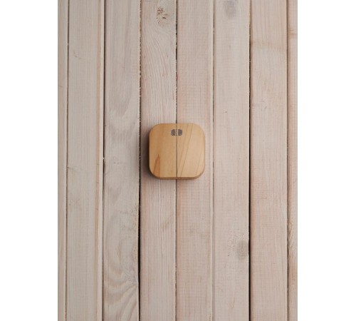 ВС20-2-1-ХС Выключ. 2-кл. инд. о/у 10А GLORY сосна  EVH21-K34-10  IEK