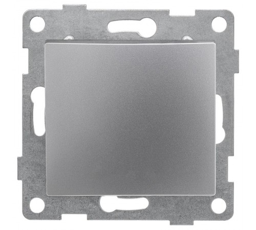 Bravo Выключатель 1кл., СУ , 10А, 250В, серебро  С10В1-004  GUSI Electric