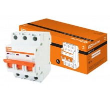 Выключатель автоматический трехполюсный ВА47-29 16А D 4,5кА  SQ0206-0173  TDM