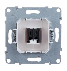 SUNO Аудиорозетка с пружинными зажимами одиночная. Цвет "Белый"  721192  Legrand